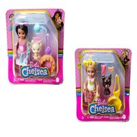 BARBİE CHELSEA HGT08 BEBEK VE HAYVAN DOSTU OYUN SETİ 3+ 1