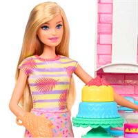 BARBİE HJY94 CELEBRATİON BROOKLYN VE MALİBU PASTA YAPIM OYUN SETİ 3+ 2