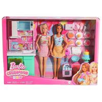 BARBİE HJY94 CELEBRATİON BROOKLYN VE MALİBU PASTA YAPIM OYUN SETİ 3+ 5
