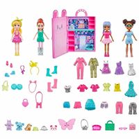 POLLY POCKET HKW11 RENKLİ MODA GARDIROBU 4+ 1