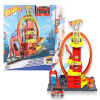HOT WHEELS HKX41 ÇEMBER PİSTİ İTFAİYE OYUN SETİ 4+ 1