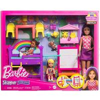 BARBİE HND18 SKİPPER BABYSİTTERS BEBEK BAKICILIĞI EĞLENCESİ OYUN SETİ 3+ 5