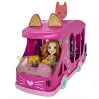 ENCHANTİMALS HPB34 KEDİ TEMALI MODA OTOBÜSÜ 4+ 3