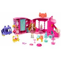 ENCHANTİMALS HPB34 KEDİ TEMALI MODA OTOBÜSÜ 4+ 4