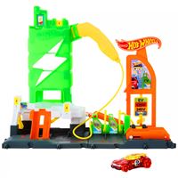 HOT WHEELS HTN79 ELEKTRİKLİ ARAÇ SARJ İSTASYONU 4+ 2