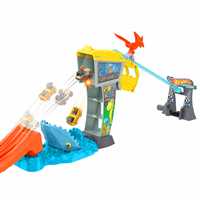 HOT WHEELS HTP12 RACERVERSE JURASSİC PİST SETİ 4+ 4