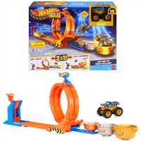 HOT WHEELS JBX64 MONSTER TRUCKS DÖNGÜ VE TAKLA BİGFOOT OYUN PARKURU 4+ 1