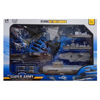 MEGA MİLİTARY SÜPER ARMY T084B  DEV SAVAŞ SETİ TORPİDO ATIŞLI 3+ 1