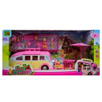 MEGA ICE CREAM 2015 - 4 DONDURMA ARABASI KAMP SETİ 3+ 1