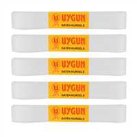UYGUN SATEN KURDELE 20 MM 10 MT BEYAZ 5 Lİ 1