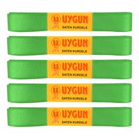 UYGUN SATEN KURDELE 20 MM 10 MT YEŞİL 5 Lİ 1