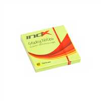 İNOX YAPIŞKANLI NOT KAĞIDI 75x75 FOSFORLU YEŞİL 80 YP 12 Lİ 2311 1