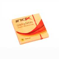 İNOX YAPIŞKANLI NOT KAĞIDI 75x75 FOSFORLU TURUNCU 80 YP 12 Lİ 2328 1