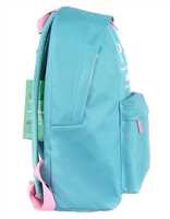 UNİTED COLORS OF BENETTON OKUL ÇANTASI 03809 MAVİ PEMBE ÇİFT BÖLMELİ 3