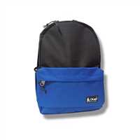 OKAPİ OKUL ÇANTASI OKP-146 İSLAND MAVİ SİYAH ÇİFT BÖLMELİ 1