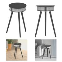 DOPPLER BARİSTA AYAKLI SEHPA AHŞAP SİYAH BLUETOOTH HOPARLÖR KABLOSUZ TEL ŞARJ ÖZELLİKLİ 1