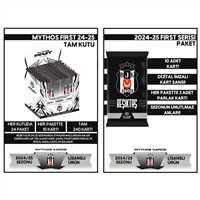 MYTHOS FİRST FUTBOLCU KARTLARI BEŞİKTAŞ 2024-25 24 LÜ 3+ 1