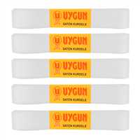 UYGUN SATEN KURDELE 30 MM 10 MT BEYAZ 5 Lİ 1
