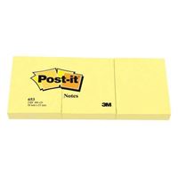 POSTİT YAPIŞKANLI NOT KAĞIDI 38x51 100 YP SARI 4 LÜ 653 1