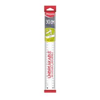 MAPED PLASTİK CETVEL 30 CM STUDY KIRILMAZ 25 Lİ 245620 1