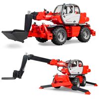 BRUDER BR02129 MANİTOU MRT 2150 TELESKOPİK FORKLİFT 1:16 4+ 4
