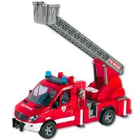BRUDER BR02532 MERCEDES BENZ MERDİVENLİ İTFAİYE ARACI 1:16 3+ 1