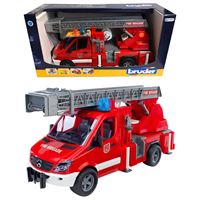 BRUDER BR02532 MERCEDES BENZ MERDİVENLİ İTFAİYE ARACI 1:16 3+ 5