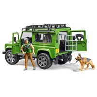 BRUDER BR02587 LAND ROVER ARAZİ ARACI AVCI VE AV KÖPEĞİ 1:16 4+ 2