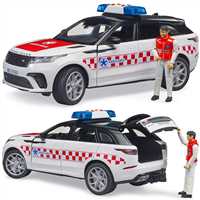 BRUDER BR02885 RANGE ROVER VELAR ACİL DURUM ARACI VE SÜRÜCÜSÜ 1:16 4+ 1