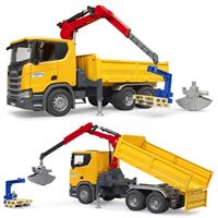 BRUDER BR03551 VİNÇLİ ŞANTİYE KAMYONU 1:16 4+ 1
