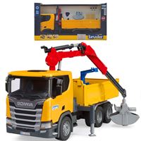 BRUDER BR03551 VİNÇLİ ŞANTİYE KAMYONU 1:16 4+ 5