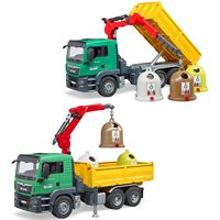 BRUDER BR03753 KAMYON 3 GERİ DÖNÜŞÜM KUMBARASI 1:16 4+ 1