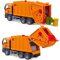 BRUDER BR03760 MANTGS ÇÖP KAMYONU TURUNCU 1:16 4+ 2