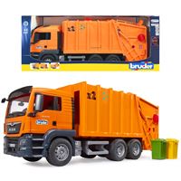 BRUDER BR03760 MANTGS ÇÖP KAMYONU TURUNCU 1:16 4+ 1