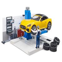 BRUDER BR62110 ARABA TAMİR İSTASYONU 1:16 4+ 4