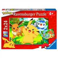 RAVENSBURGER PUZZLE 056682 POKEMON 2X24 PARÇA 4+ 1