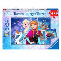 RAVENSBURGER PUZZLE 090747 WD FROZEN KUZEY IŞIKLARI 2X24 PARÇA 4+ 1