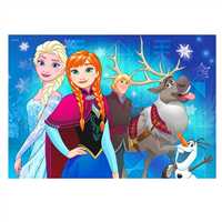 RAVENSBURGER PUZZLE 090747 WD FROZEN KUZEY IŞIKLARI 2X24 PARÇA 4+ 3