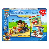 RAVENSBURGER PUZZLE 093694 PAW PATROL KAHRAMANLAR 3X49 PARÇA 5+ 1