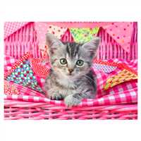 RAVENSBURGER PUZZLE XXL 129850 SEVİMLİ KEDİCİK 100 PARÇA 6+ 2