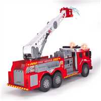 SİMBA DİCKE 3719022 RC AERİAL LADDER TRUCK İTFAİYE ARACI KUMANDALI SESLİ IŞIKLI SULU 2.4GHZ 62 CM 3+ 3