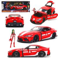 SİMBA JADA ROBOTECH 3255053 MİRİYA STERLİNG 2020 TOYOTA SUPRA DİE CAST FİGÜR 1:24 8+ 1