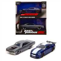 SİMBA JADA FAST FURİOUS 3202018 DOMS PLYMOUTH ROAD RUNNER 2016 FORD MUSTANG DİE CAST ARABA 1:32 8+ 1