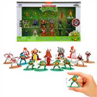 SİMBA JADA NANO METALFİGS 3285004 TURTLES DİE CAST METAL FİGÜRLER 18 PARÇA 3+ 1