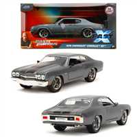 SİMBA JADA FAST FURİOUS 3203099 1970 CHEVROLET CHEVELLE SS DİE CAST METAL ARABA 1:24 8+ 1