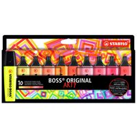 STABİLO FOSFORLU KALEM BOSS ARTY SICAK RENKLER 10 RENK 70-10-1-20 1