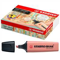 STABİLO FOSFORLU KALEM BOSS NATURE COLORS GÜL KURUSU 10 LU 70-175 1