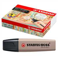 STABİLO FOSFORLU KALEM BOSS NATURE COLORS KOYU GRİ 10 LU 70-193 1