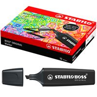 STABİLO FOSFORLU KALEM BOSS SİYAH 10 LU 70-46 1