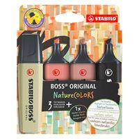 STABİLO FOSFORLU KALEM BOSS NATURE COLORS SYKG 4 RENK 70-4-2-3 1